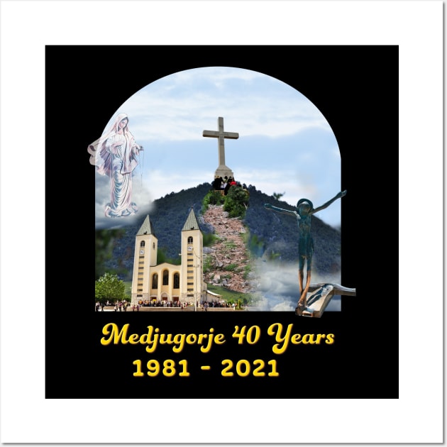 Medjugorje 40 years Wall Art by Brasilia Catholic